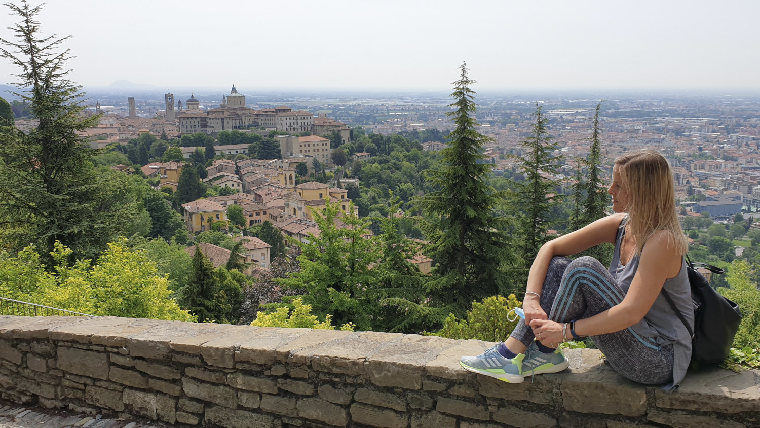 Bergamo Alta- vista da San Vigilio